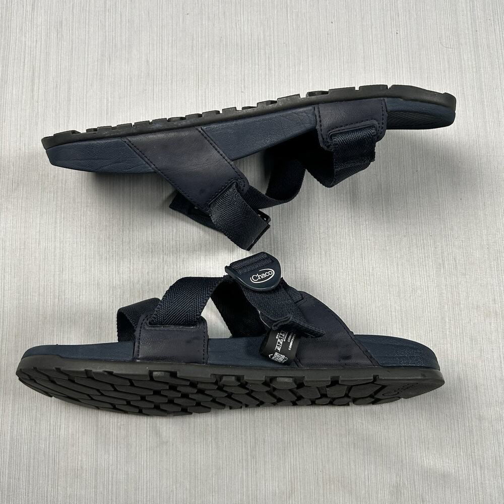 Chaco Lowdown Men’s Size 9 Navy Blue Adjustable Nylon Strap Casual Sandals